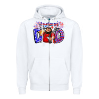 White american dod Zipper Hoodie - CowhideDigitalArt