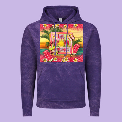 Hot Mom Summer Vintage Hoodie Designed By Tumblerdesignbyshophia