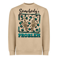 Mushroom Somebody's Problem Hand Skeleton Heavyweight Sweatshirt - FaDigitalArtStudio