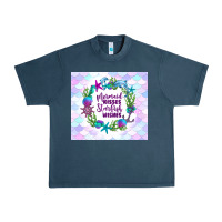 Midnight Navy mermaid kisses starfish wishes Urban Heavy Tee - TumblerDesignByShophia