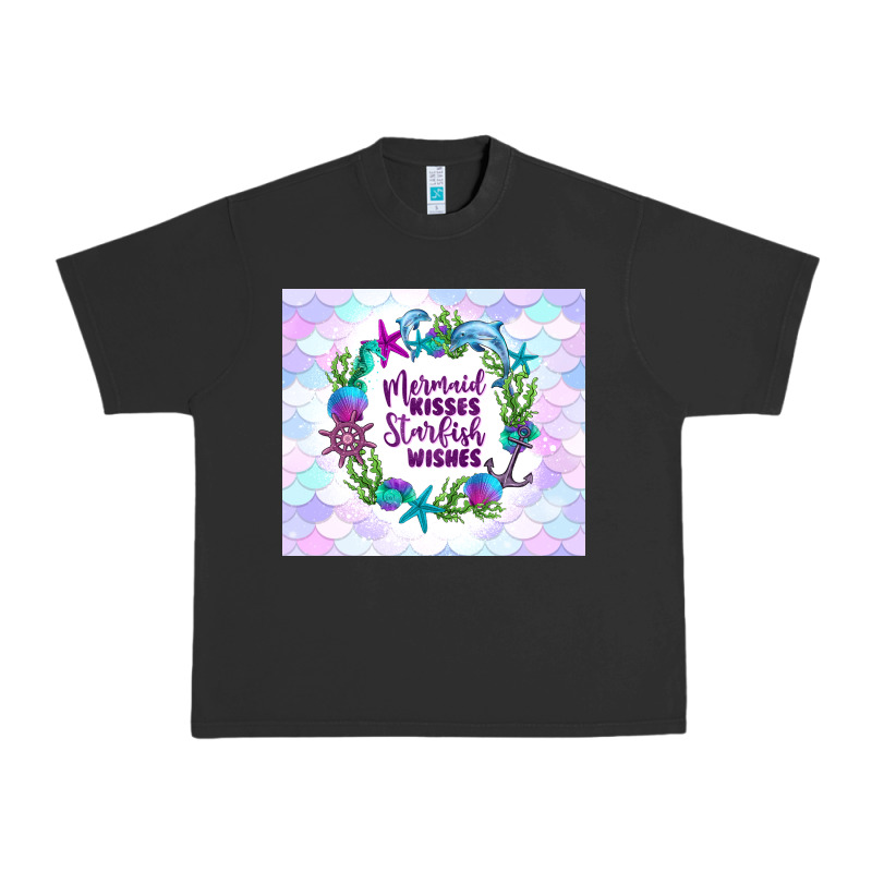 Mermaid Kisses Starfish Wishes Urban Heavy Tee by TumblerDesignByShophia | Teevron