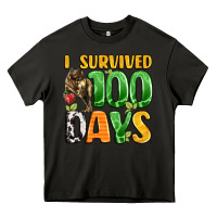 Asphalt dinosaur 100day celebration Heavy Core Tee - LillyAllenDesigns