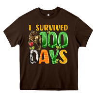 Dinosaur 100day Celebration Heavy Core Tee | Teevron