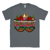Charcoal Heather Papa Classic Tee - texasbilliewilder