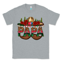 Heather Grey Papa Classic Tee - texasbilliewilder