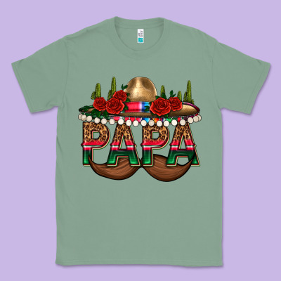 Papa Classic Tee Designed By Texasbilliewilder