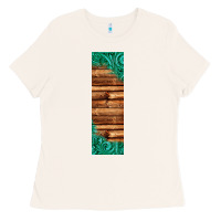 Bone western tooled leather sunflower turquoise gemstone pen wrap 1 Ladies Tee - Jasminsmagicworld
