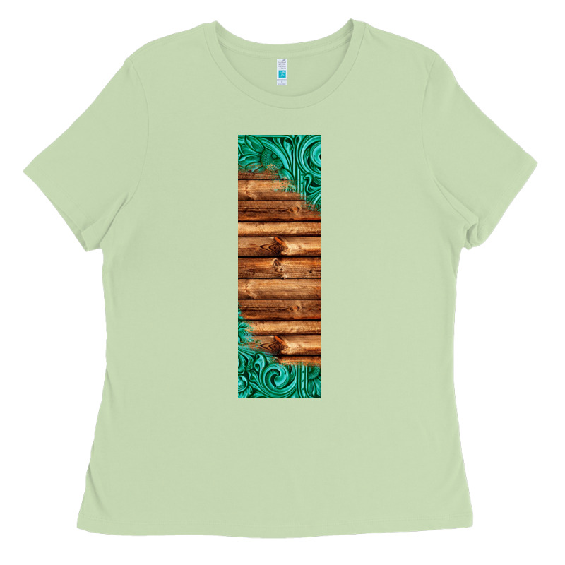 Western Tooled Leather Sunflower Turquoise Gemstone Pen Wrap 1 Ladies Tee by Jasminsmagicworld | Teevron
