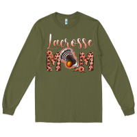 Army Green pink lacrose mom Long Sleeve Tee - Jasminsmagicworld