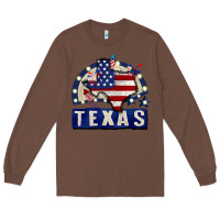 Chestnut texas 4th of july Long Sleeve Tee - CowGirlArtShop