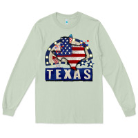 Matcha texas 4th of july Long Sleeve Tee - CowGirlArtShop