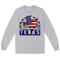 Moon Dust texas 4th of july Long Sleeve Tee - CowGirlArtShop