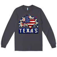Smoke texas 4th of july Long Sleeve Tee - CowGirlArtShop