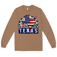 Toasted Coconut texas 4th of july Long Sleeve Tee - CowGirlArtShop
