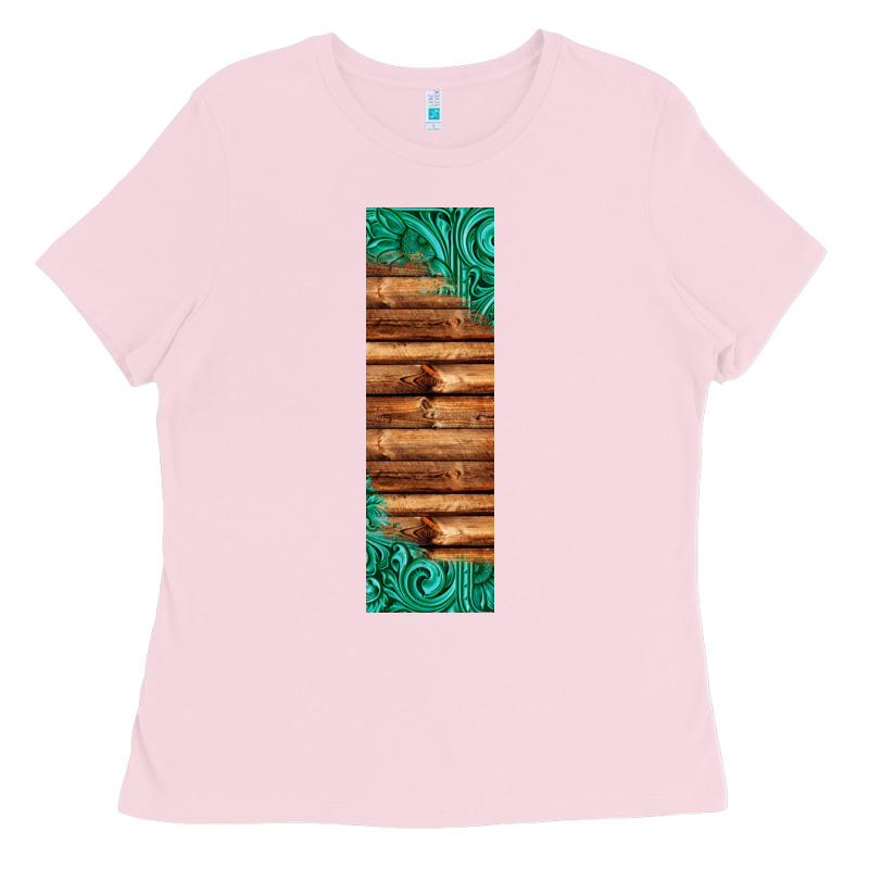 Western Tooled Leather Sunflower Turquoise Gemstone Pen Wrap 1 Ladies Tee by Jasminsmagicworld | Teevron