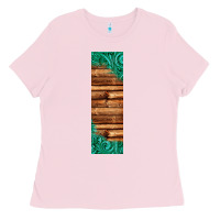 Bubblegum Pink western tooled leather sunflower turquoise gemstone pen wrap 1 Ladies Tee - Jasminsmagicworld