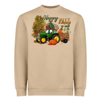 Mushroom Happy Fall Y'all Heavyweight Sweatshirt - BundleAndBundleShop