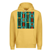 Antique Gold native american aztec seamless pattern 5 Premium Hoodie - BundleAndBundleShop