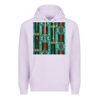 Lilac native american aztec seamless pattern 5 Premium Hoodie - BundleAndBundleShop