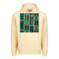 Pina Colada native american aztec seamless pattern 5 Premium Hoodie - BundleAndBundleShop