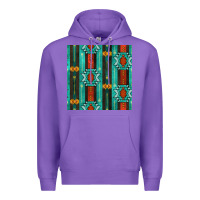 Purple native american aztec seamless pattern 5 Premium Hoodie - BundleAndBundleShop