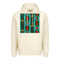 Sandshell native american aztec seamless pattern 5 Premium Hoodie - BundleAndBundleShop
