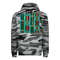 Slate Camo native american aztec seamless pattern 5 Premium Hoodie - BundleAndBundleShop