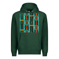 Sports Green native american aztec seamless pattern 5 Premium Hoodie - BundleAndBundleShop