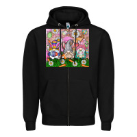 Black easter gnome Zipper Hoodie - CowhideDigitalArt