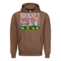 Chestnut easter gnome Zipper Hoodie - CowhideDigitalArt