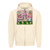 Sandshell easter gnome Zipper Hoodie - CowhideDigitalArt
