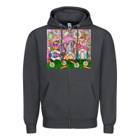 Smoke easter gnome Zipper Hoodie - CowhideDigitalArt