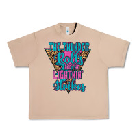 Burro THE THUNDER ROLLS AND THE LIGHTNIN’ STRİKES Urban Heavy Tee - JahusDesignShop