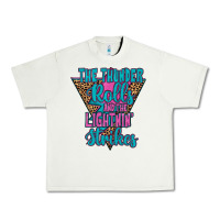 Pistachio THE THUNDER ROLLS AND THE LIGHTNIN’ STRİKES Urban Heavy Tee - JahusDesignShop
