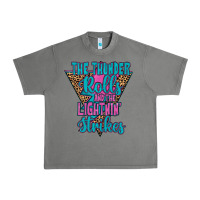 Tornado THE THUNDER ROLLS AND THE LIGHTNIN’ STRİKES Urban Heavy Tee - JahusDesignShop
