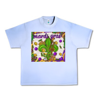 Grape Ice Mardi Gras Fleur De Lis tumbler Urban Heavy Tee - HowdyJamesFarm