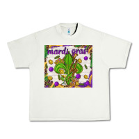 Pistachio Mardi Gras Fleur De Lis tumbler Urban Heavy Tee - HowdyJamesFarm