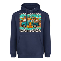Navy western fall truck gnomes tumbler Heavyweight Hoodie - Artiststas