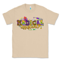 Mushroom MA Medical Assistant Mardi Gras Classic Tee - NancyCooperArtShop