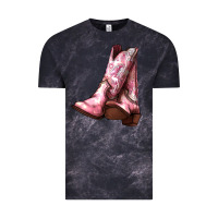 Cloud Black Cowgirl boots Vintage Tee - HowdyJamesFarm