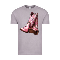 Vintage Zinc Cowgirl boots Vintage Tee - HowdyJamesFarm