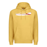 Antique Gold Beechcraft Bonanza  Perfect Gift Premium Hoodie - minhPixels