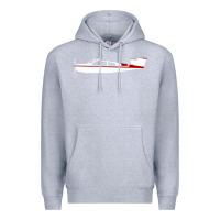 Heather Grey Beechcraft Bonanza  Perfect Gift Premium Hoodie - minhPixels