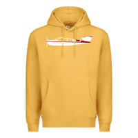 Mustard Beechcraft Bonanza  Perfect Gift Premium Hoodie - minhPixels