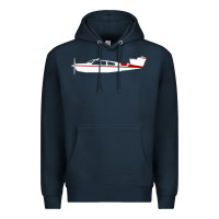 Navy Beechcraft Bonanza  Perfect Gift Premium Hoodie - minhPixels