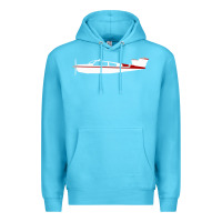 Ocean Blue Beechcraft Bonanza  Perfect Gift Premium Hoodie - minhPixels