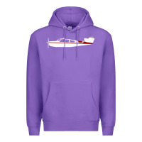 Purple Beechcraft Bonanza  Perfect Gift Premium Hoodie - minhPixels