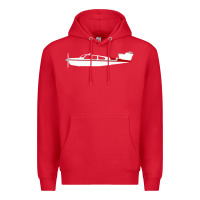 Red Beechcraft Bonanza  Perfect Gift Premium Hoodie - minhPixels