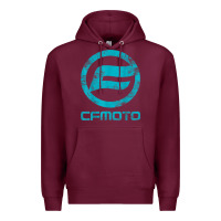 Burgundy CF Moto Vintage UTV ATV SXS original off road Gift Premium Hoodie - minhPixels