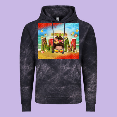 Summer Mom Vintage Hoodie Designed By Tumblerdesignbyshophia